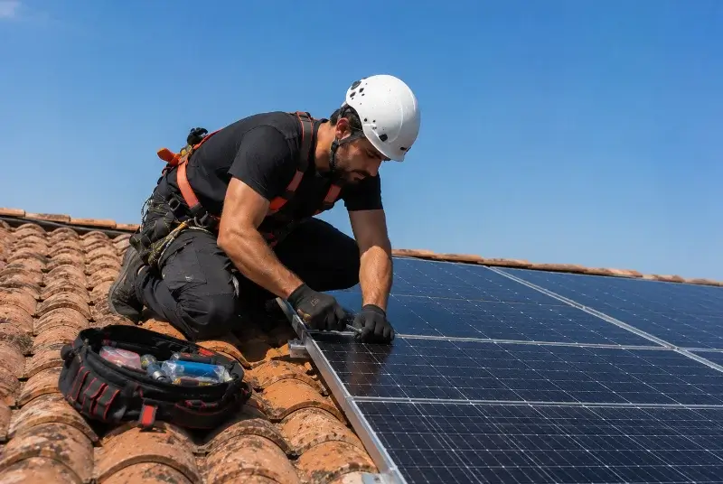 Maintenance et monitoring de panneaux solaires à Espondeilhan